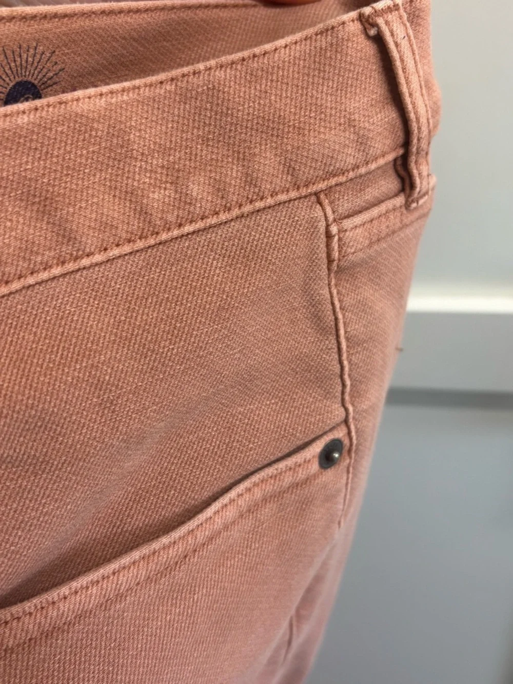Faherty Stretch Terry 5 Pocket Pants Mens 38x27 Athletic Fit Mesa Red
